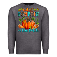 Charcoal Heather Cutest pumpkin in the patch Premium Sweatshirt - RanaPortraitStore