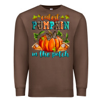 Chestnut Cutest pumpkin in the patch Premium Sweatshirt - RanaPortraitStore