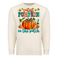 Sandshell Cutest pumpkin in the patch Premium Sweatshirt - RanaPortraitStore