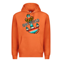 Carrot anchored Premium Hoodie - CowhideDigitalArt