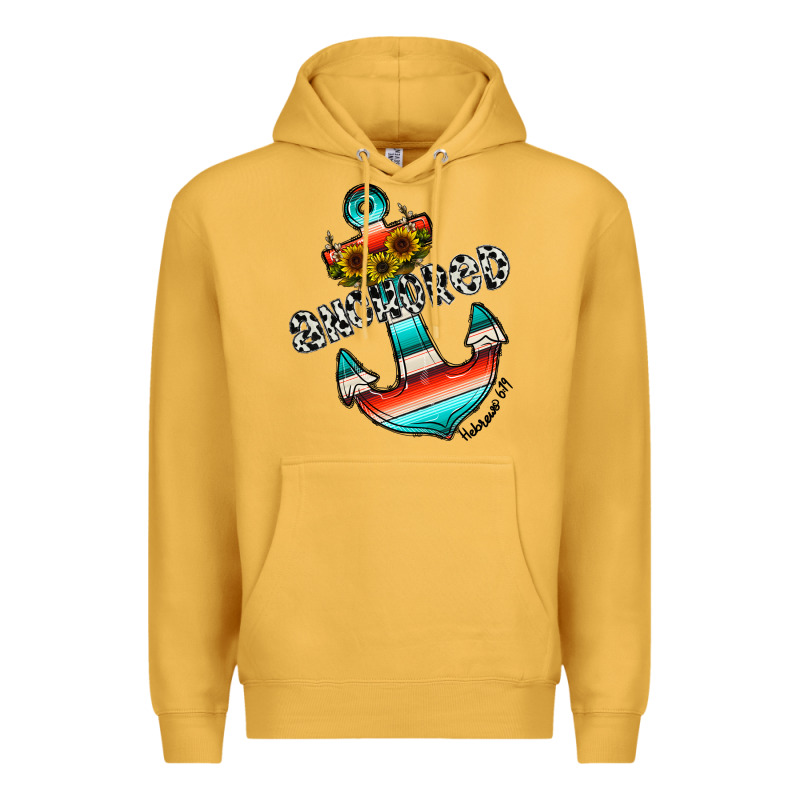 Anchored Premium Hoodie by CowhideDigitalArt | Teevron