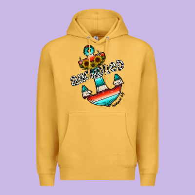 Anchored Premium Hoodie Designed By Cowhidedigitalart
