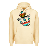 Pina Colada anchored Premium Hoodie - CowhideDigitalArt