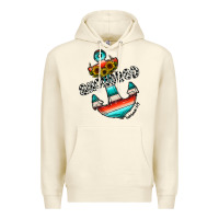 Sandshell anchored Premium Hoodie - CowhideDigitalArt