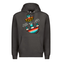 Smoke anchored Premium Hoodie - CowhideDigitalArt