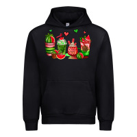Black watermelon coffee cups Urban Hoodie - AdoDesignShop