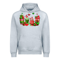 Heather Grey watermelon coffee cups Urban Hoodie - AdoDesignShop