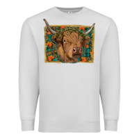 Dove Grey Fall Cow Premium Sweatshirt - RanaPortraitStore