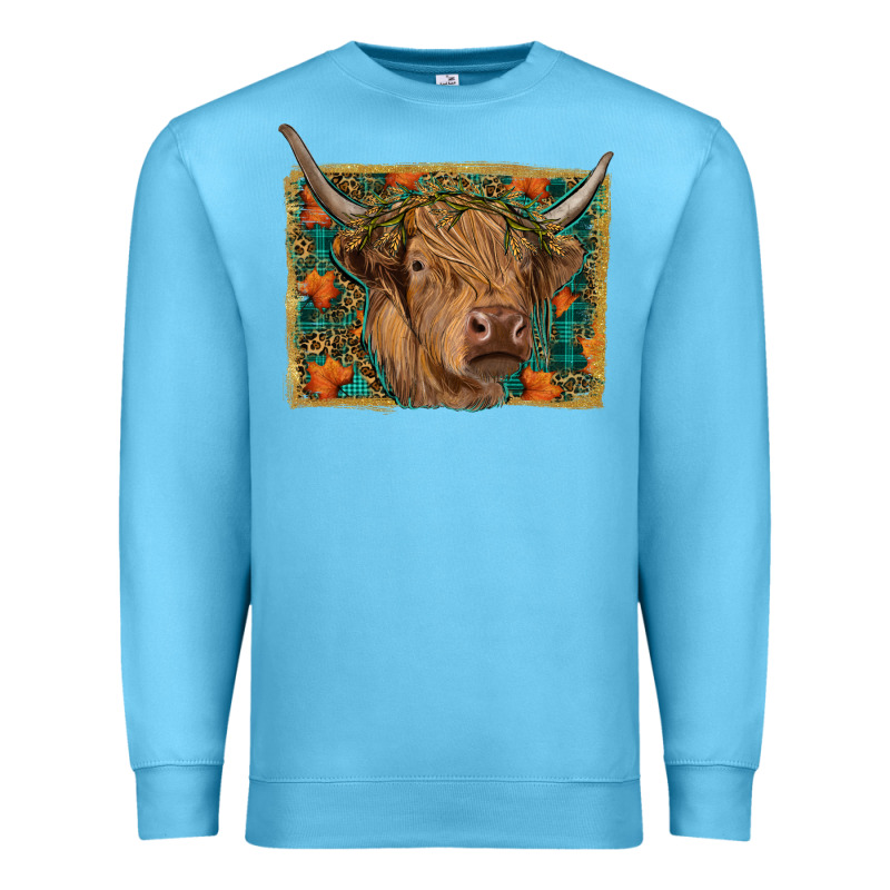 Fall Cow Premium Sweatshirt by RanaPortraitStore | Teevron
