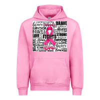 Fuchsia Pink breast cancer nobody fights alone Urban Hoodie - JahusDesignShop