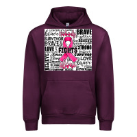 Mauve Wine breast cancer nobody fights alone Urban Hoodie - JahusDesignShop