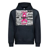 Navy breast cancer nobody fights alone Urban Hoodie - JahusDesignShop