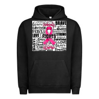 Pigment Black breast cancer nobody fights alone Urban Hoodie - JahusDesignShop