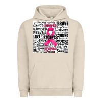 Pigment French Oak breast cancer nobody fights alone Urban Hoodie - JahusDesignShop