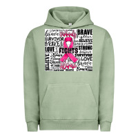Pigment Oil Green breast cancer nobody fights alone Urban Hoodie - JahusDesignShop