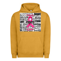 Pigment Peanut Butter breast cancer nobody fights alone Urban Hoodie - JahusDesignShop