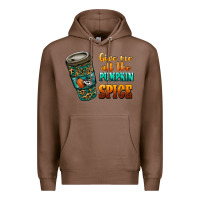 Chestnut watercolor give me all the pumpkin spice Premium Hoodie - RanaPortraitStore