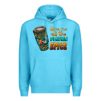 Ocean Blue watercolor give me all the pumpkin spice Premium Hoodie - RanaPortraitStore