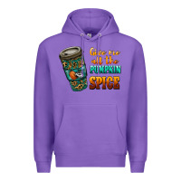 Purple watercolor give me all the pumpkin spice Premium Hoodie - RanaPortraitStore