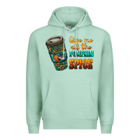 Seafoam watercolor give me all the pumpkin spice Premium Hoodie - RanaPortraitStore