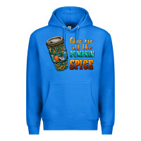 True Royal watercolor give me all the pumpkin spice Premium Hoodie - RanaPortraitStore