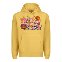 Antique Gold trıck or treat Premium Hoodie - AdoDesignShop