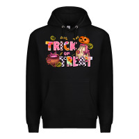 Black trıck or treat Premium Hoodie - AdoDesignShop