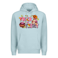 Blue Mist trıck or treat Premium Hoodie - AdoDesignShop