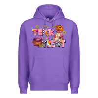Purple trıck or treat Premium Hoodie - AdoDesignShop
