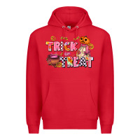 Red trıck or treat Premium Hoodie - AdoDesignShop