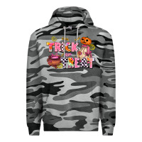 Slate Camo trıck or treat Premium Hoodie - AdoDesignShop