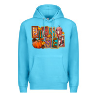 Ocean Blue blessed thanksgiving Premium Hoodie - FaDigitalArtStudio