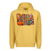 Antique Gold blessed thanksgiving Premium Hoodie - FaDigitalArtStudio