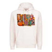 Pale Pink blessed thanksgiving Premium Hoodie - FaDigitalArtStudio