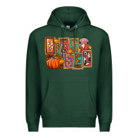 Sports Green blessed thanksgiving Premium Hoodie - FaDigitalArtStudio