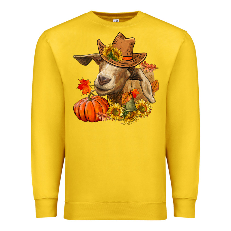 Fall Goat Premium Sweatshirt by RanaPortraitStore | Teevron