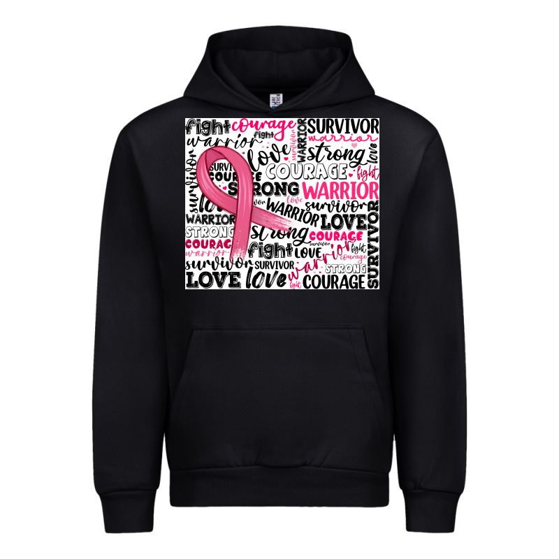 Breast Cancer Ribbon Urban Hoodie by JahusDesignShop | Teevron