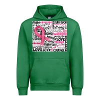 Emerald breast cancer ribbon Urban Hoodie - JahusDesignShop