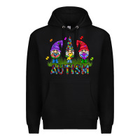 Black autism Gnome Premium Hoodie - CowhideDigitalArt
