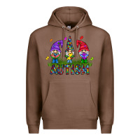 Chestnut autism Gnome Premium Hoodie - CowhideDigitalArt