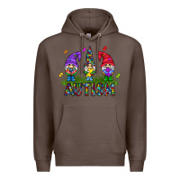 Coffee autism Gnome Premium Hoodie - CowhideDigitalArt