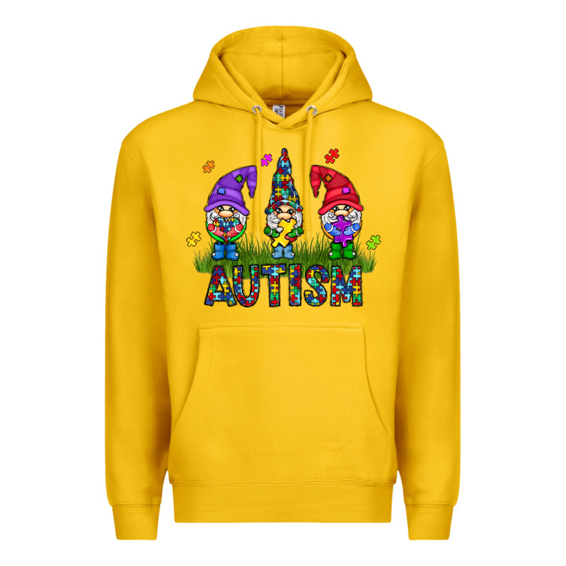 Autism Gnome Premium Hoodie by CowhideDigitalArt | Teevron