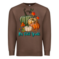 Chestnut Happy Fall Y'all Pumpkins Premium Sweatshirt - RanaPortraitStore