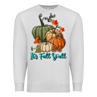 Dove Grey Happy Fall Y'all Pumpkins Premium Sweatshirt - RanaPortraitStore