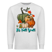 Oatmeal Heather Happy Fall Y'all Pumpkins Premium Sweatshirt - RanaPortraitStore