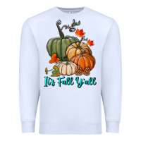 White Happy Fall Y'all Pumpkins Premium Sweatshirt - RanaPortraitStore