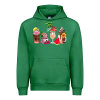Emerald summer coffee cups Urban Hoodie - AdoDesignShop