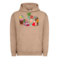 Pigment Burro summer coffee cups Urban Hoodie - AdoDesignShop