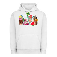 Pigment Lunar Rock summer coffee cups Urban Hoodie - AdoDesignShop