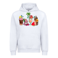 White summer coffee cups Urban Hoodie - AdoDesignShop